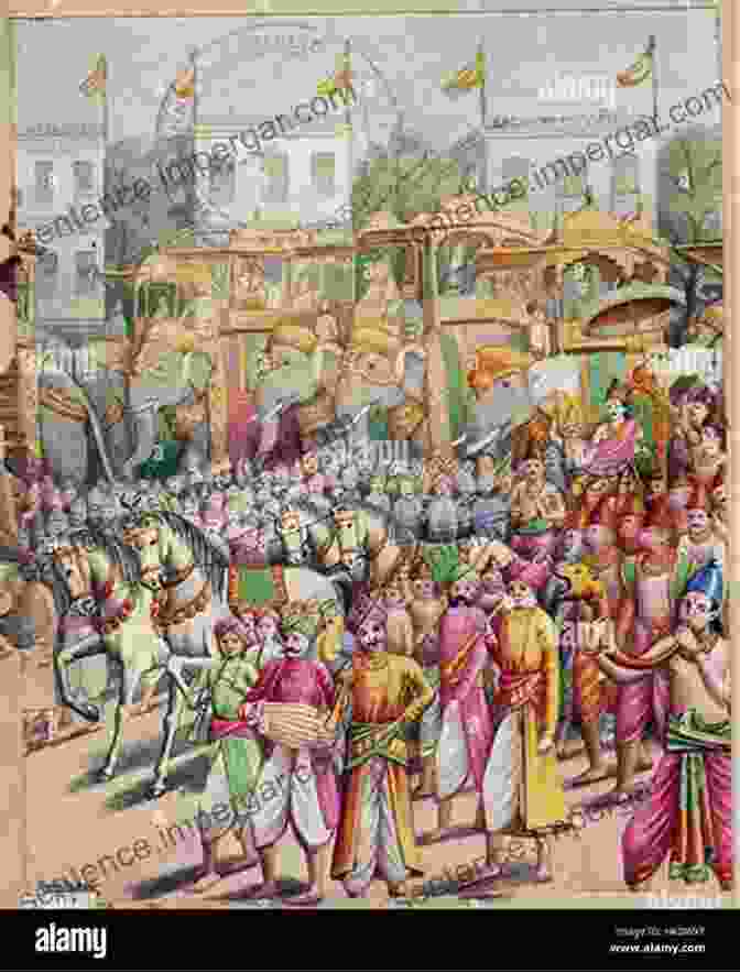 A Captivating Illustration Of Lord Rama's Triumphant Entry Into Ayodhya Triveni Sangam Volume 2 Ayodhyakandam: The Ramayanas Of Valmiki Tulasidas And Kamban A Comparative Retelling (Triveni Sangam The Three Ramayanas And Kamban A Comparative Retelling)