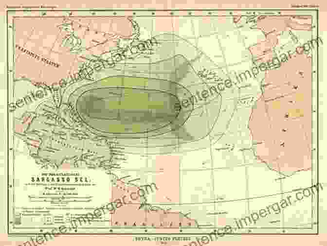 A Detailed Map Of The Sargasso Sea, Illustrating Its Location, Boundaries, And Surrounding Ocean Currents. Eels: An Exploration From New Zealand To The Sargasso Of The World S Most Mysterious Fish