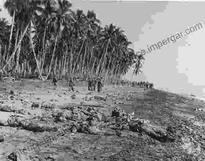 A Fierce Battle Scene From The Battle Of The Tenaru, With Marines Engaging In Intense Combat. Summary Of Hampton Sides S On Desperate Ground