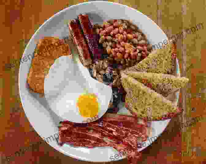 A Full English Breakfast With Eggs, Bacon, Sausages, Mushrooms, And Toast English Cooking: Quick And Simple Recipes For Healthy Meals: Tasting Yummy English Recipes