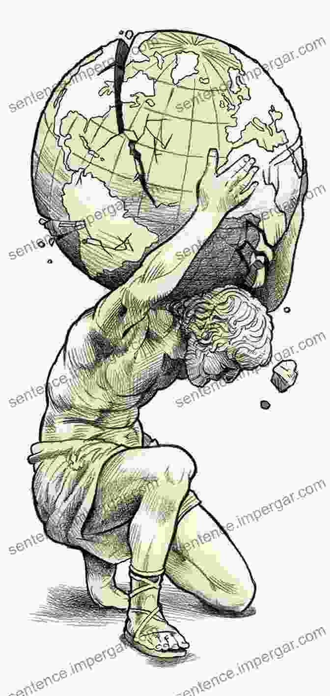 A Painting Of Atlas Holding Up The Globe On His Shoulders. Prometheus And Atlas Jason Reza Jorjani