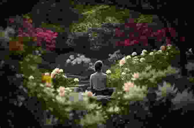 A Serene Image Of A Zen Practitioner Meditating In A Tranquil Garden, Surrounded By Blooming Flowers. The Practitioner Is Depicted In A Seated Posture, With A Serene Expression On Their Face, And Their Hands Resting In A Meditative Position. The Background Is Composed Of Lush Greenery, With A Gentle Breeze Blowing Through The Leaves Of The Trees. Psychoanalysis And Zen Buddhism