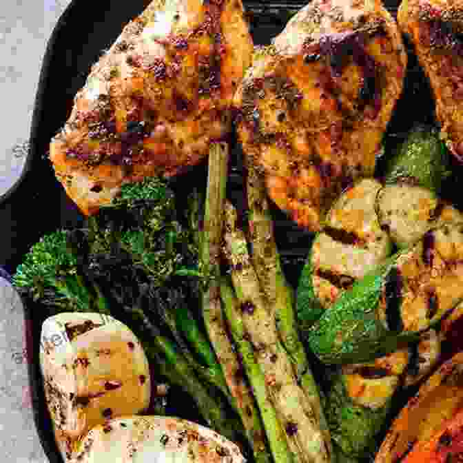 A Table Filled With Delicious Paleo Friendly Foods, Including Roasted Chicken, Grilled Salmon, Fresh Vegetables, And Fruits The Complete Idiot S Guide To Eating Paleo: Discover The Health And Weight Loss Benefits Of Eating Like Our Ancestors