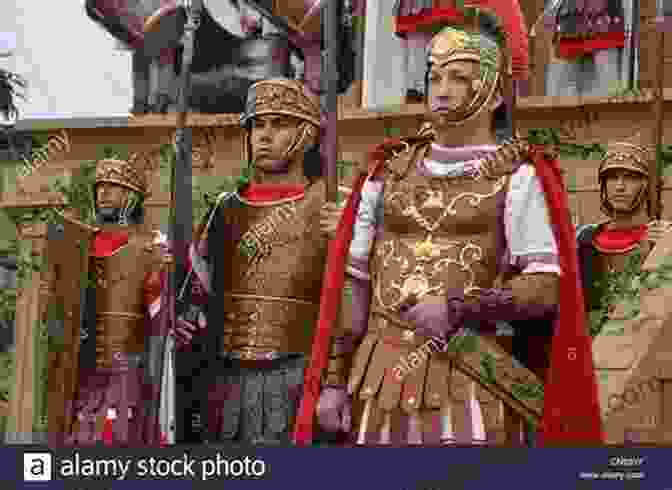 A Valiant Roman Soldier Stands Defiantly Against A Backdrop Of Ancient Ruins. In The Name Of Rome: The Men Who Won The Roman Empire