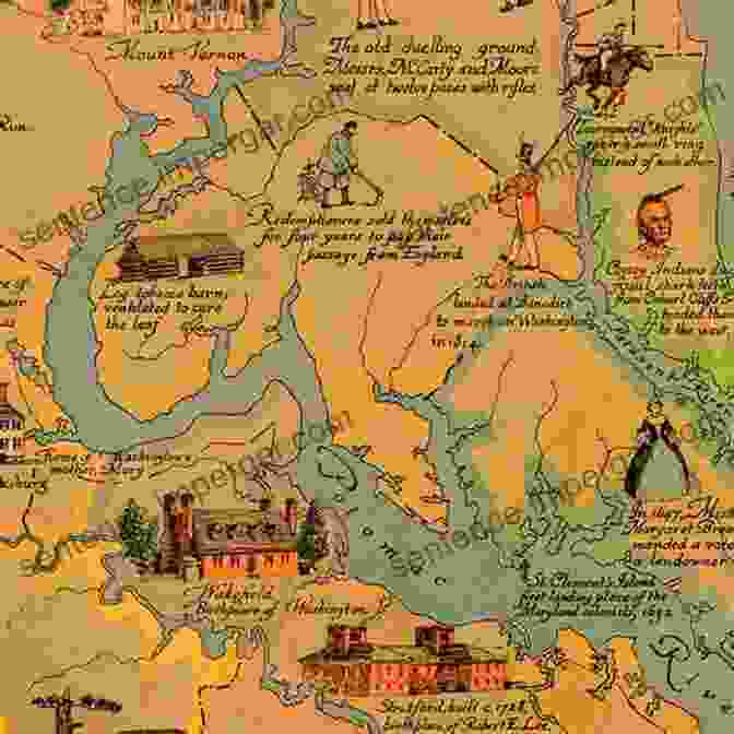 A Vintage Map Of The Chesapeake Bay, Showcasing Its Strategic Location And Its Rich Pirate History. Pirates Of The Chesapeake Bay: From The Colonial Era To The Oyster Wars