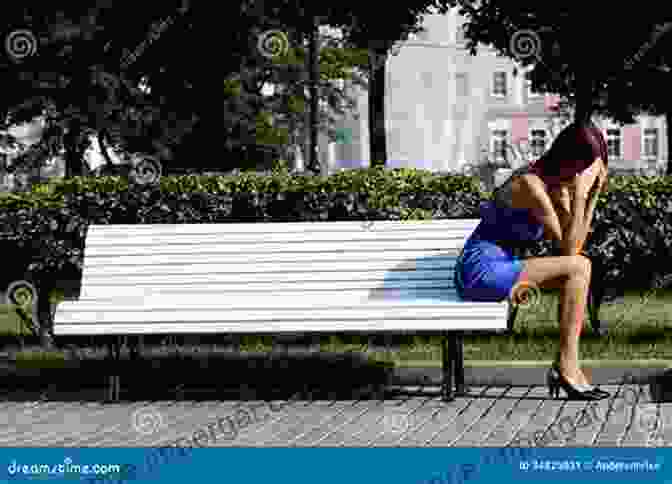 A Young Woman Sitting On A Bench, Looking Sad. Eliminate Back Pain: How I Conquered Pain From A Career Ending Injury And Turned My Life Around