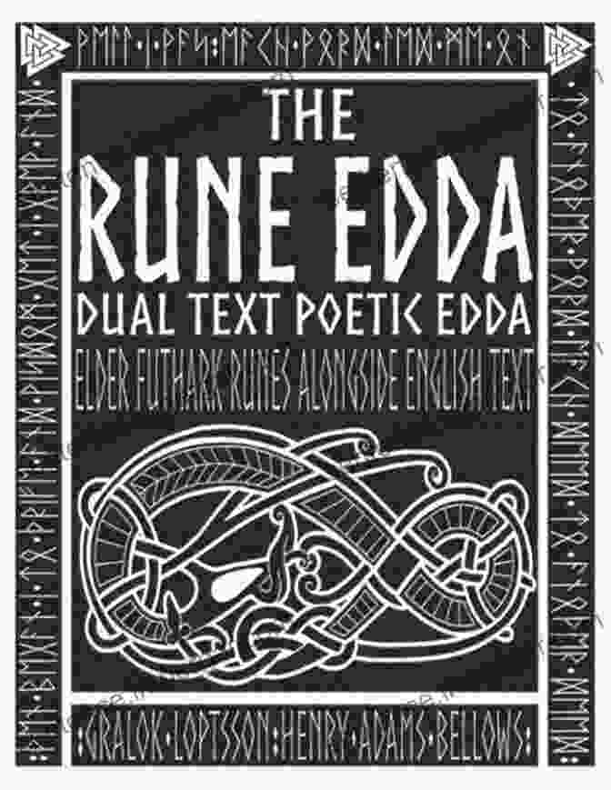 Ancient Norse Runes Embellish The Cover Of Poetic Edda Heathen Study Edition Poetic Edda: A Heathen Study Edition: Mythological Poems