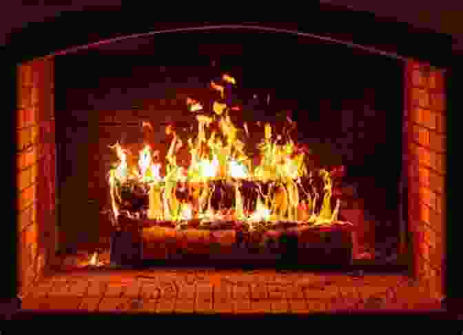 Image Of A Cozy Fireplace With Stone Surround And A Crackling Fire. Fire Places: A Practical Design Guide To Fireplaces And Stoves Indoors And Out