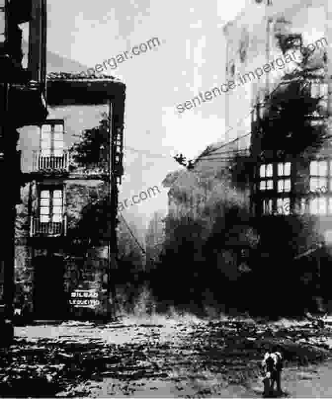 Image Portraying The Bombing Of Guernica, A Key Event In The Spanish Civil War Air Campaign Legion Condor 1936 39: The Luftwaffe Develops Blitzkrieg In The Spanish Civil War (Air Campaign)