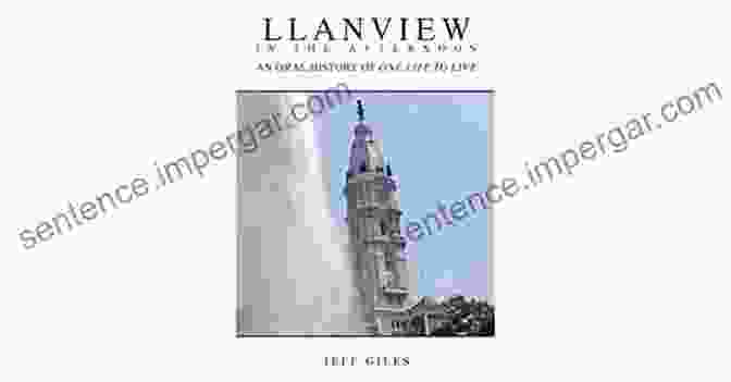 Llanview In The Afternoon Book Cover Featuring A Cozy Small Town Scene Llanview In The Afternoon: An Oral History Of One Life To Live