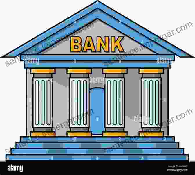 Loans And Banks Information Book Cover, Featuring An Illustration Of A Bank Building And Financial Data On A Laptop Loans And Banks Information