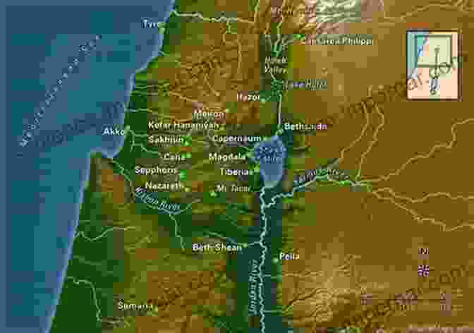 Map Of The Region Adjoining The Lake Of Tiberias And The Jordan River A Brief Account Of The Countries Adjoining The Lake Of Tiberias The Jordan And The Dead Sea