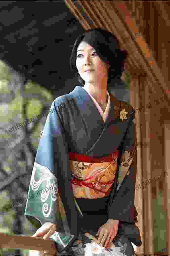 Photograph Of A Woman In A Contemporary Yukata Design MAGENTA SUMMER JAPANESE SUMMER: ~YUKATA PHOTOS~