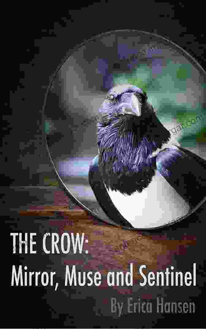 The Crow Mirror Muse And Sentinel Book Cover, Featuring A Mystical Crow Perched On A Mirror Amidst A Swirling Vortex The Crow: Mirror Muse And Sentinel