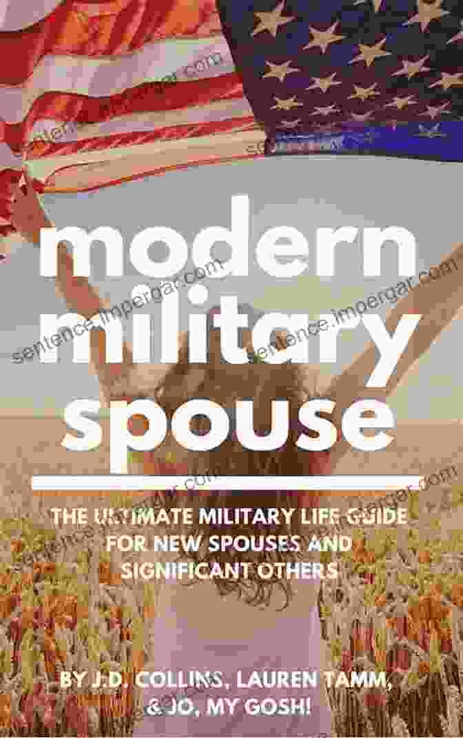 The Moving Life Of A Military Wife Book Cover, Showing A Woman In Military Fatigues Hugging Her Husband And Children Household Baggage : The Moving Life Of A Military Wife